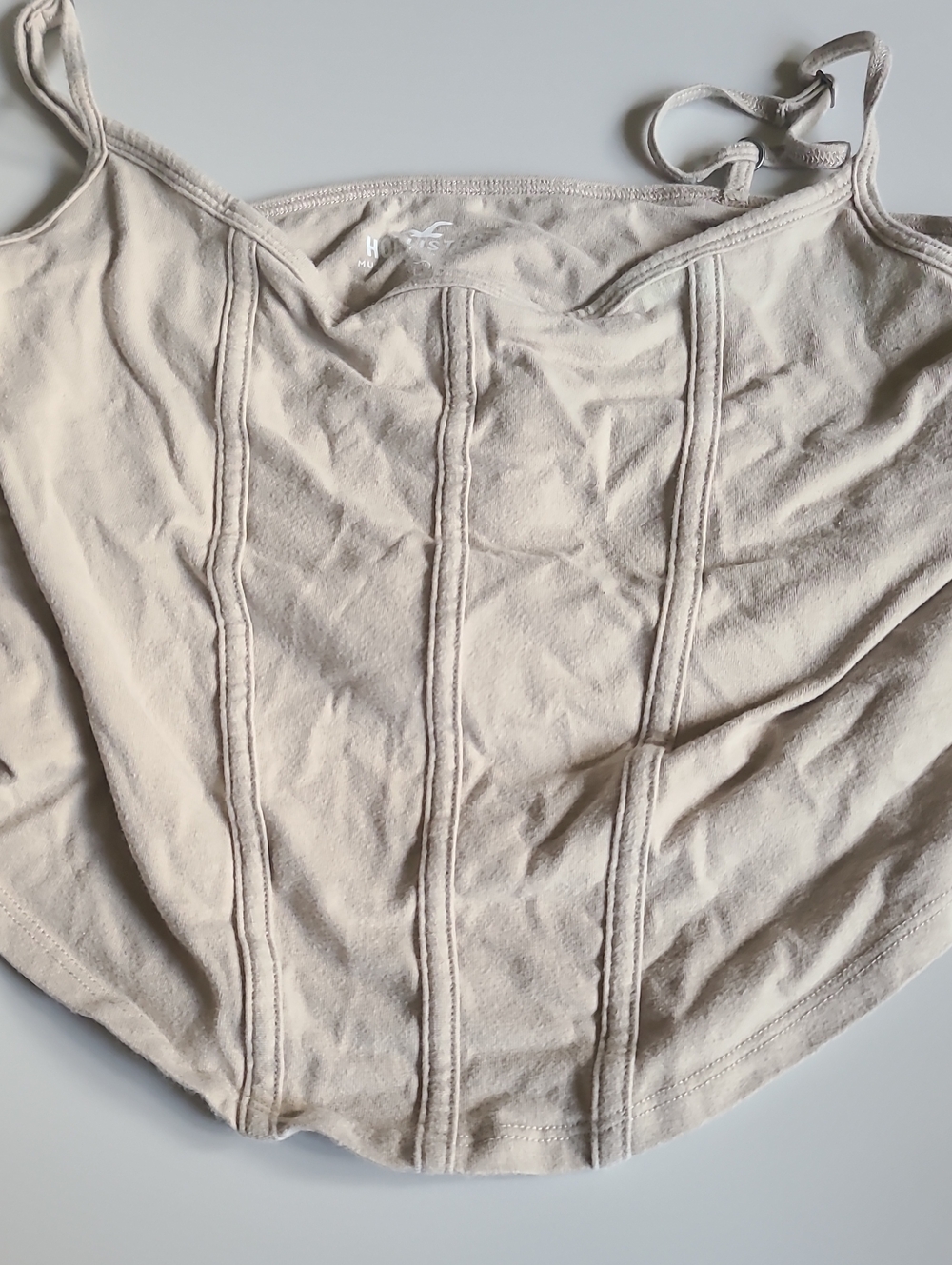 Hollister Beige Girls Bottoms with White Logo
